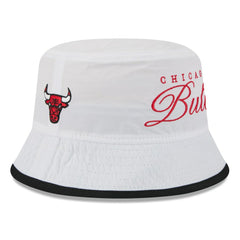 Chicago Bulls 2025 NBA Draft Nylon Bucket Hat White/Black - NBA
