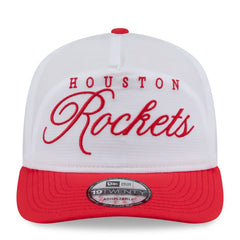 Houston Rockets 2025 NBA Draft On-Stage Nylon 19TWENTY Adjustable Hat White/Red - NBA