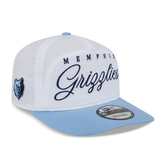 Memphis Grizzlies 2025 NBA Draft On-Stage Nylon 19TWENTY Adjustable Hat White/Light Blue - NBA