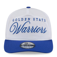 Golden State Warriors 2025 NBA Draft On-Stage Nylon 19TWENTY Adjustable Hat White/Royal - NBA