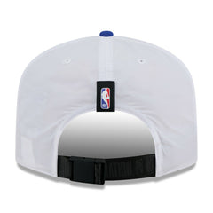 Golden State Warriors 2025 NBA Draft On-Stage Nylon 19TWENTY Adjustable Hat White/Royal - NBA