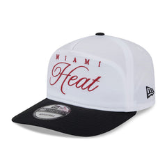 Miami Heat 2025 NBA Draft On-Stage Nylon 19TWENTY Adjustable Hat White/Black - NBA