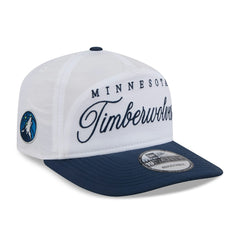 Minnesota Timberwolves 2025 NBA Draft On-Stage Nylon 19TWENTY Adjustable Hat White/Navy - NBA