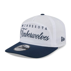 Minnesota Timberwolves 2025 NBA Draft On-Stage Nylon 19TWENTY Adjustable Hat White/Navy - NBA