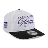 Sacramento Kings 2025 NBA Draft On-Stage Nylon 19TWENTY Adjustable Hat White/Black - NBA