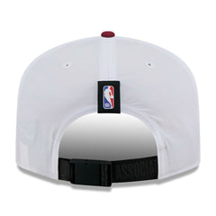 Cleveland Cavaliers 2025 NBA Draft On-Stage Nylon 19TWENTY Adjustable Hat White/Wine - NBA