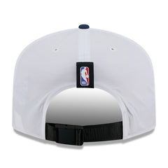 Denver Nuggets 2025 NBA Draft On-Stage Nylon 19TWENTY Adjustable Hat White/Navy - NBA