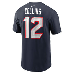Nico Collins Houston Texans Name & Number T-Shirt Navy | Nike for Sale