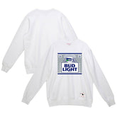 Seattle Seahawks x Bud Light The Crest Pullover Sweatshirt White | Mitchell & Ness