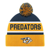 Nashville Predators Starter Cuffed Knit Hat with Pom - Gold - NHL