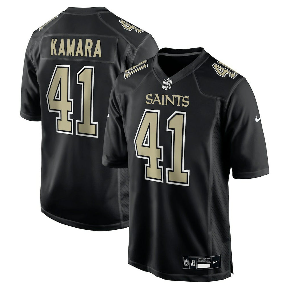 Alvin Kamara New Orleans Saints Fashion Game Jersey Carbon Black | Nike for Sale