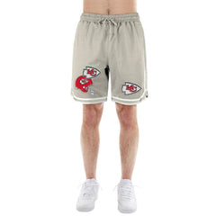 Kansas City Chiefs New Era Stone Multi Patch Shorts Light Beige | NFL