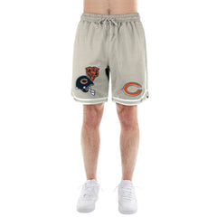 Chicago Bears New Era Stone Multi Patch Shorts Light Beige | NFL