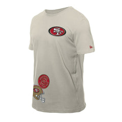 San Francisco 49ers New Era Multi Patch T-Shirt Light Beige | NFL