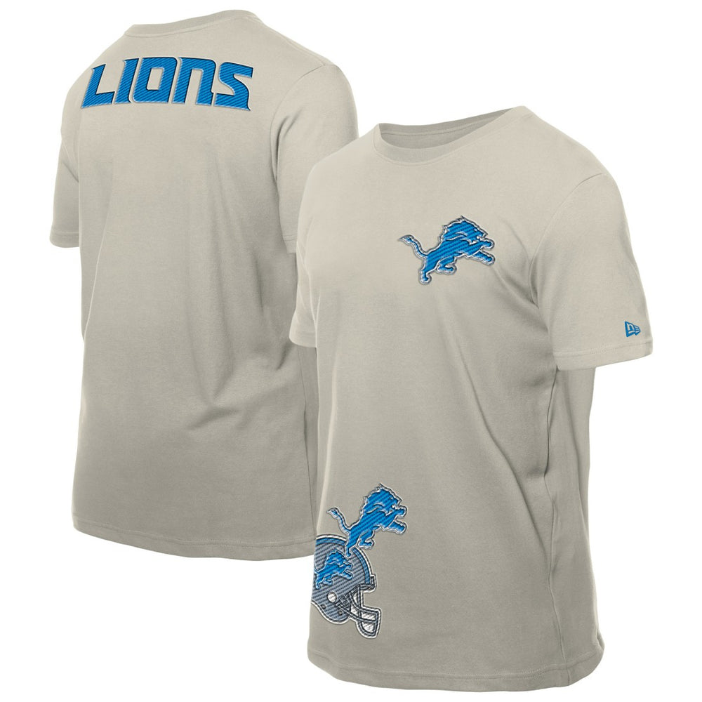 Detroit Lions New Era Multi Patch T-Shirt Light Beige | NFL