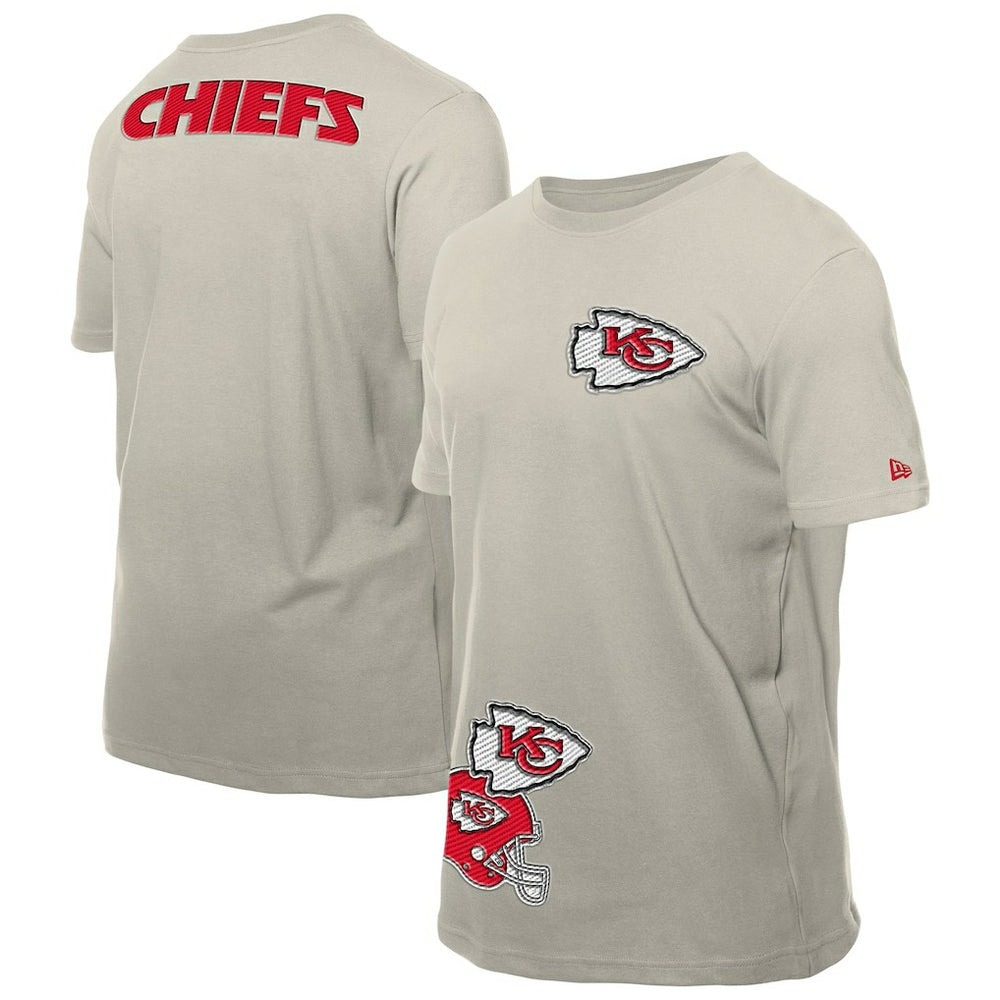 Kansas City Chiefs New Era Multi Patch T-Shirt Light Beige | NFL