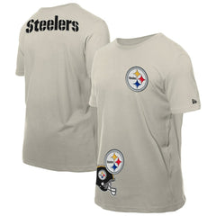 Pittsburgh Steelers New Era Multi Patch T-Shirt Light Beige | NFL