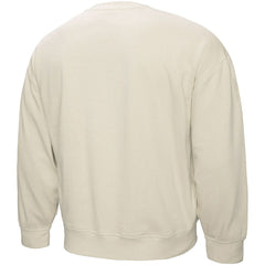 San Francisco 49ers Women's Shooting Stars Pullover Sweatshirt Cream | Mitchell & Ness