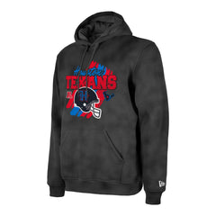 Houston Texans New Era Identity Helmet Enzyme Washed Pullover Hoodie Black | NFL