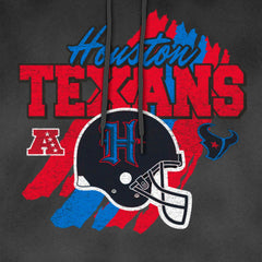 Houston Texans New Era Identity Helmet Enzyme Washed Pullover Hoodie Black | NFL