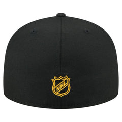 Pittsburgh Penguins New Era State Stitch 59FIFTY Fitted Hat - Black - NHL