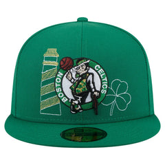 Boston Celtics State Stitch 59FIFTY Fitted Hat Kelly Green - NBA