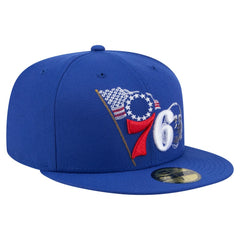 Philadelphia 76ers State Stitch 59FIFTY Fitted Hat Royal - NBA