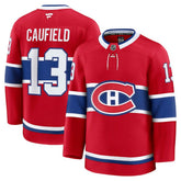 Cole Caufield Montreal Canadiens Fanatics Home Premium Jersey - Red - NHL