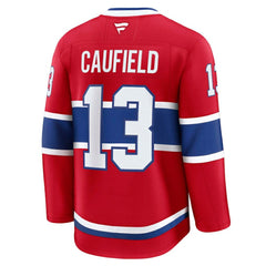 Cole Caufield Montreal Canadiens Fanatics Home Premium Jersey - Red - NHL