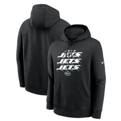 New York Jets Hometown Fleece Pullover Hoodie Black | Nike for Sale