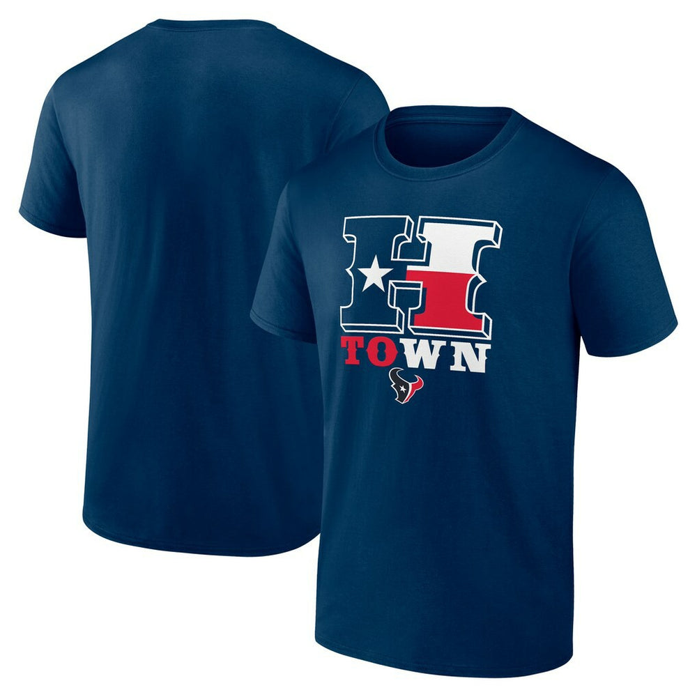 Houston Texans Hometown Rushing Yards T-Shirt Navy | Fanatics