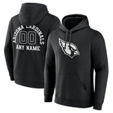 Arizona Cardinals Personalized Name & Number Pullover Hoodie Black | NFL