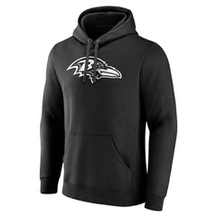 Baltimore Ravens Personalized Name & Number Pullover Hoodie Black | NFL