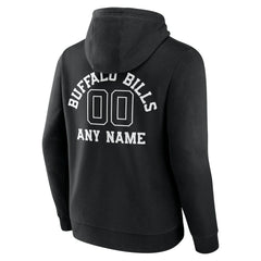 Buffalo Bills Personalized Name & Number Pullover Hoodie Black | NFL