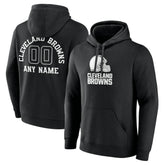 Cleveland Browns Personalized Name & Number Pullover Hoodie Black | NFL