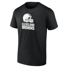 Cleveland Browns Personalized Name & Number Monochrome T-Shirt Black | NFL