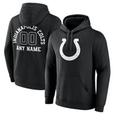 Indianapolis Colts Personalized Name & Number Pullover Hoodie Black | NFL