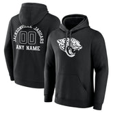 Jacksonville Jaguars Personalized Name & Number Pullover Hoodie Black | NFL