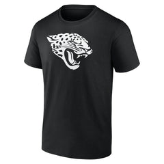 Jacksonville Jaguars Personalized Name & Number Monochrome T-Shirt Black | NFL