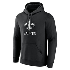 New Orleans Saints Personalized Name & Number Pullover Hoodie Black | NFL