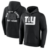 New York Giants Personalized Name & Number Pullover Hoodie Black | NFL