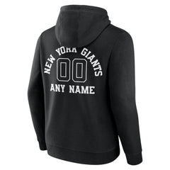 New York Giants Personalized Name & Number Pullover Hoodie Black | NFL