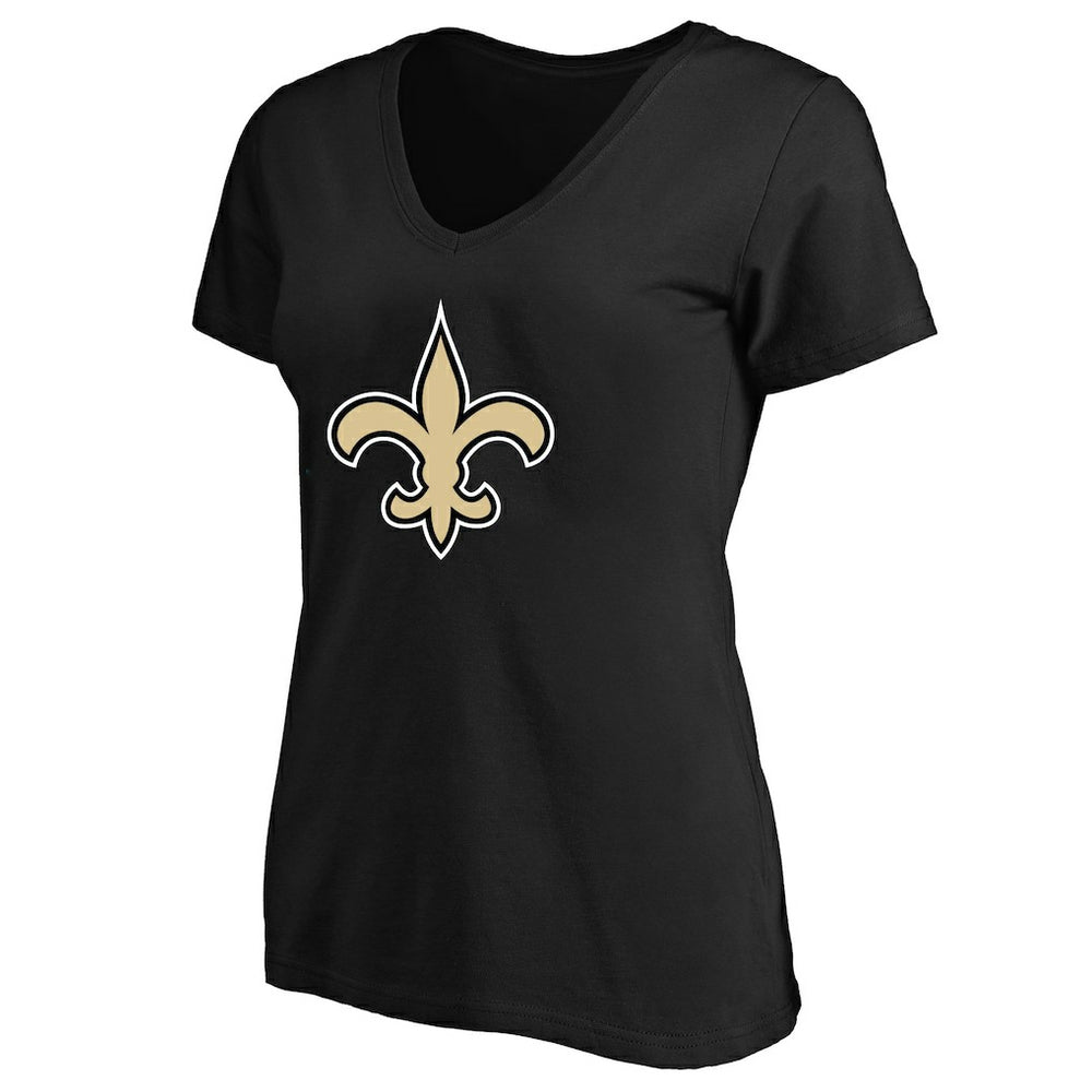 New Orleans Saints Women's Plus Size V-Neck T-Shirt Black | Fanatics