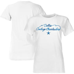 Dallas Cowboys Women's Thunderstruck Foil T-Shirt White | NFL