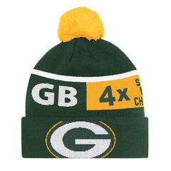 Green Bay Packers Starter Unisex Chyron Cuffed Knit Hat with Pom Green | NFL