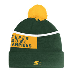 Green Bay Packers Starter Unisex Chyron Cuffed Knit Hat with Pom Green | NFL