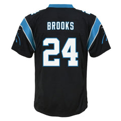 Jonathon Brooks Carolina Panthers Youth Game Jersey Black | Nike for Sale