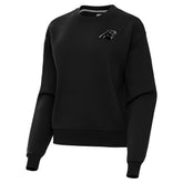 Carolina Panthers Antigua Women's Victory Pullover Sweatshirt Black | NFL