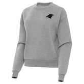 Carolina Panthers Antigua Women's Victory Pullover Sweatshirt Heather Gray | NFL