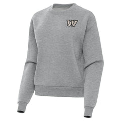 Washington Commanders Antigua Women's Victory Pullover Sweatshirt Heather Gray | NFL